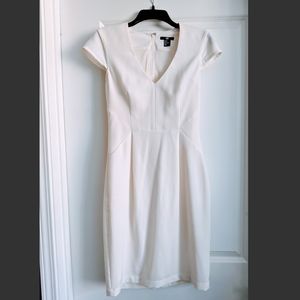 H&M White Modern Bodycon Cocktail Dress